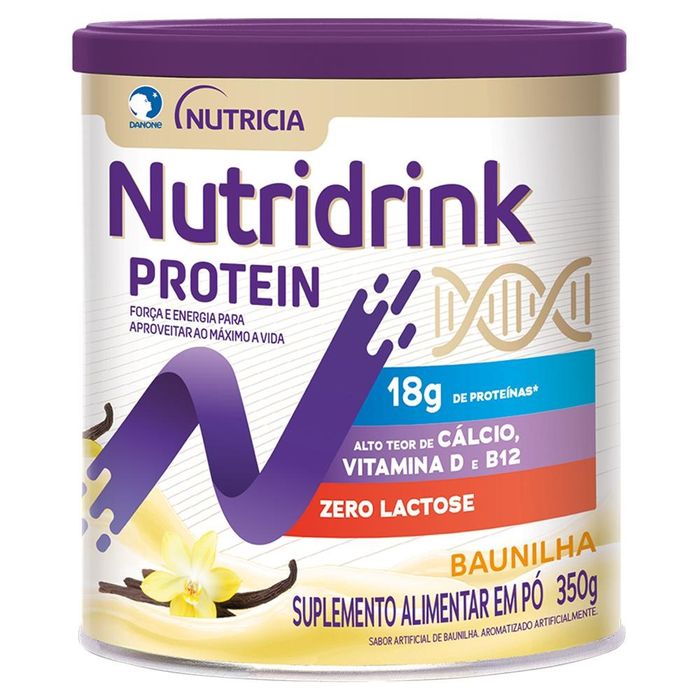 Nutridrink Protein Sabor Baunilha Lata 350g - Imagem 1
